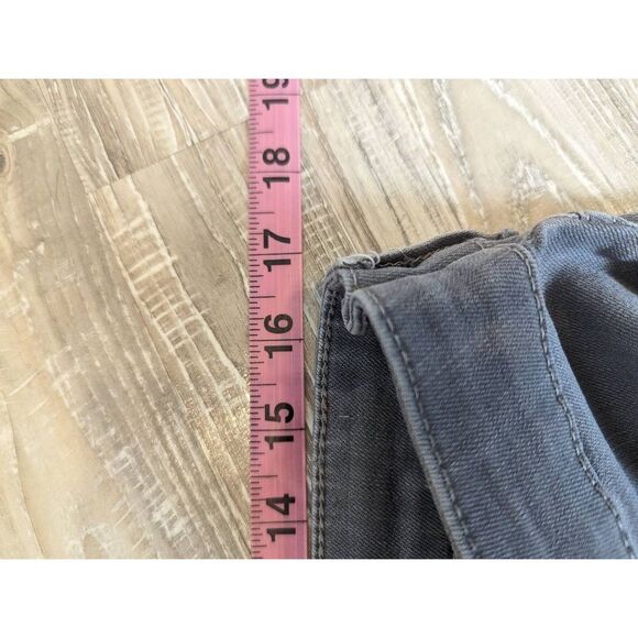 Talbots Jeans Women's 12 Simply Flattering Cotton Stretch 5 Pocket Gray Button - Picture 4 of 10